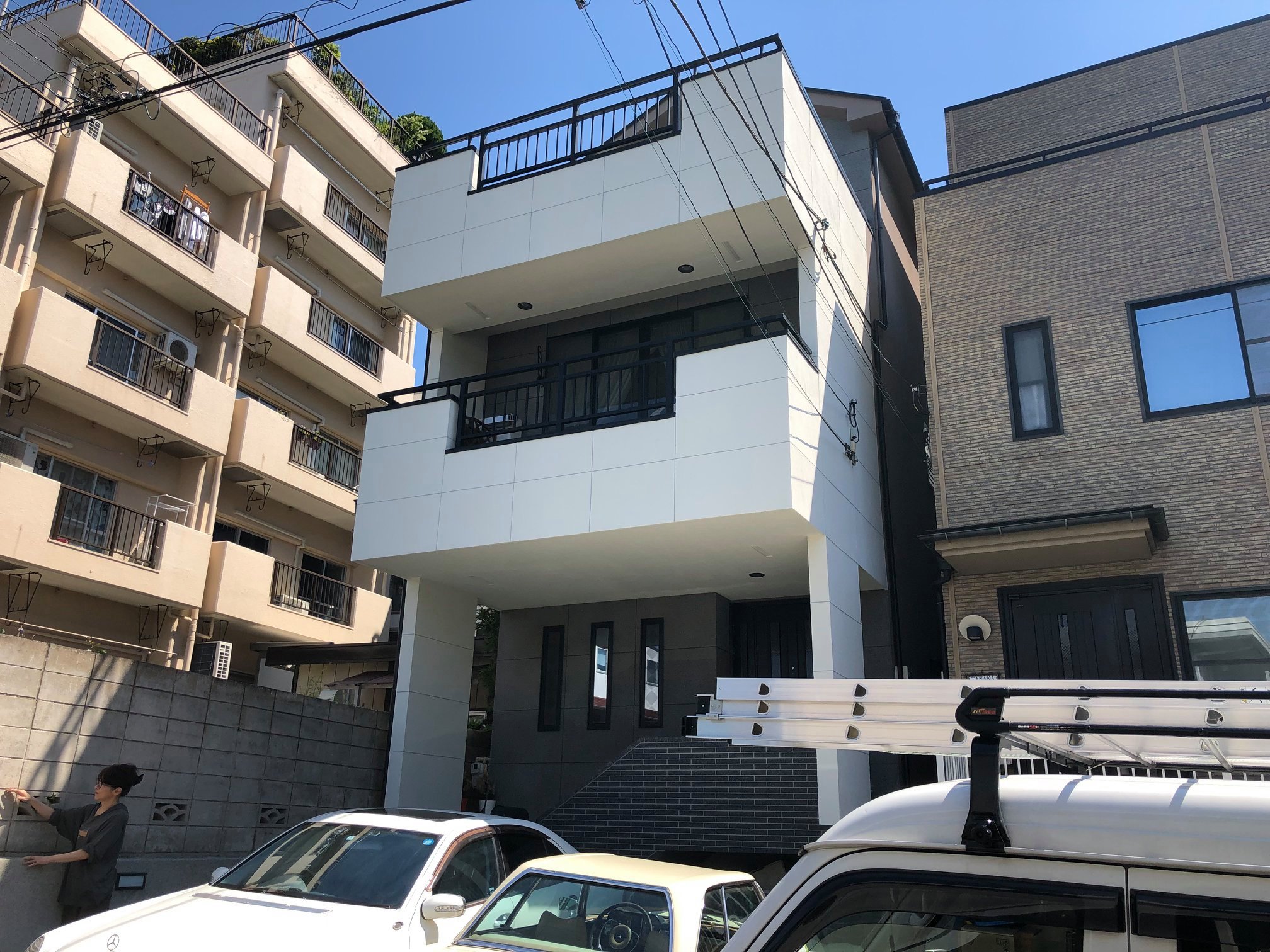 東京都渋谷区のH様邸3階建て雨漏り改修及び一部塗装工事