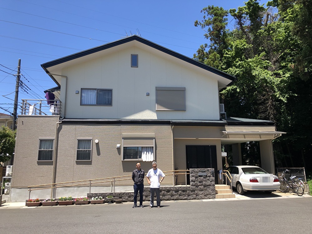 千葉県流山市のH様邸２階建て屋根外壁塗装工事