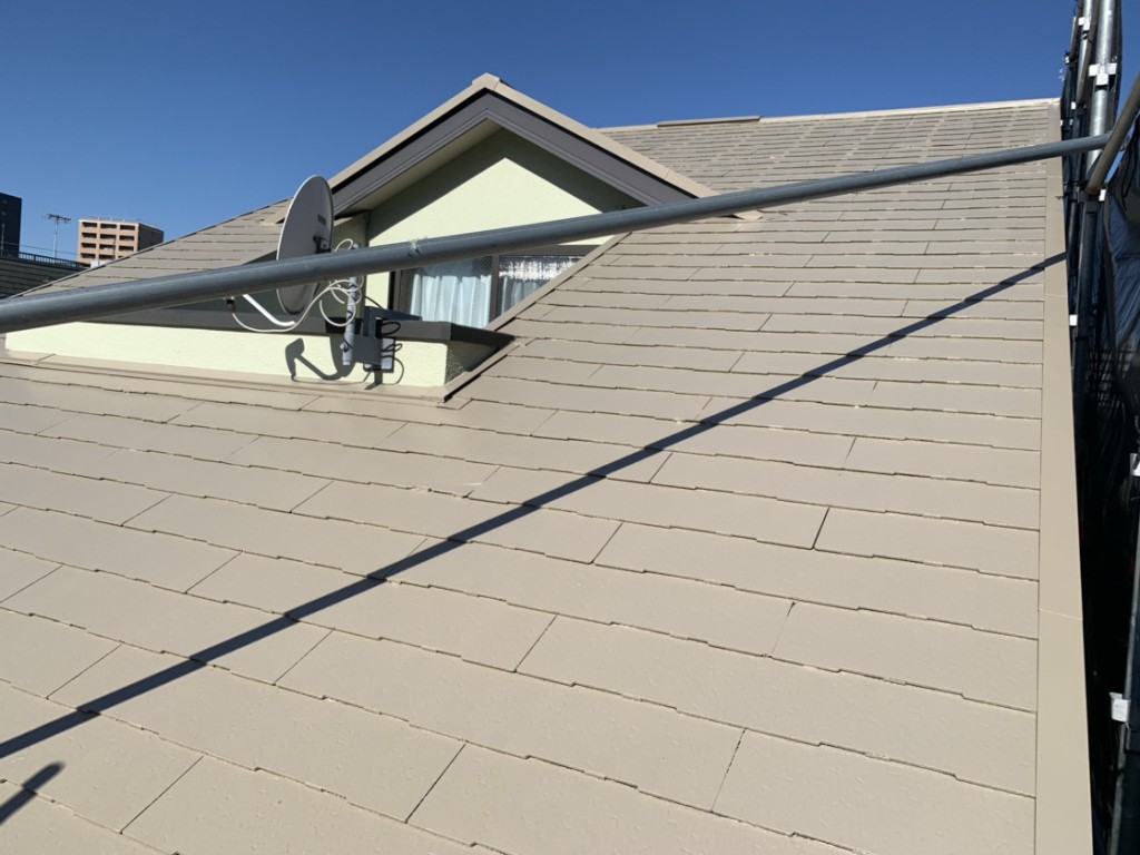 東京都墨田区　屋根塗替え塗装工事【遮熱塗料】