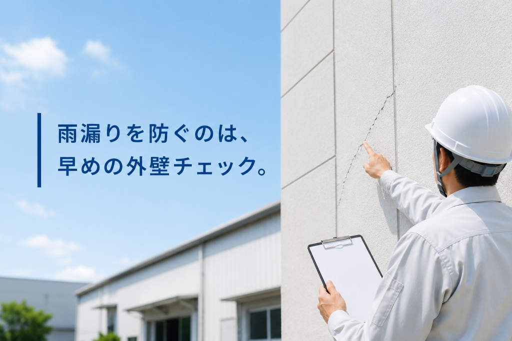 梅雨前の外壁チェック、できていますか？