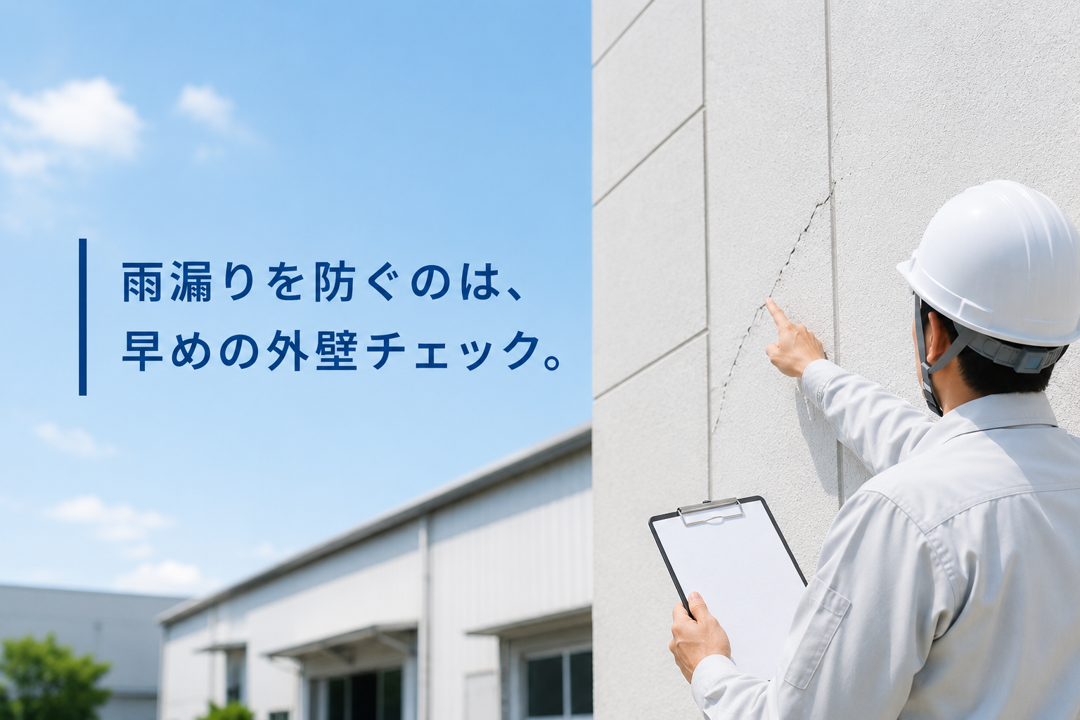 梅雨前の外壁チェック、できていますか？