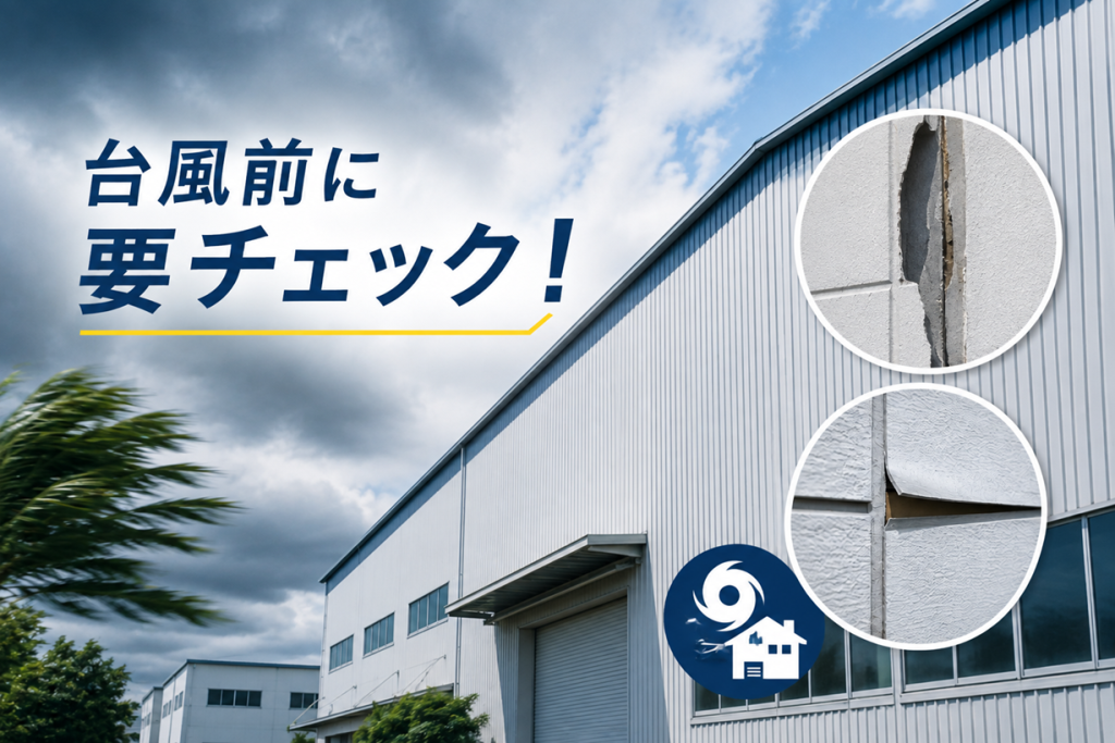 台風前に要チェック！外壁の異音・浮きは建物からのSOS